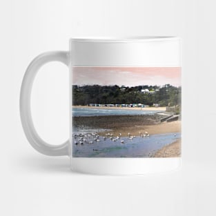 Beach and Bathing Boxes, Mornington Peninsula Mug